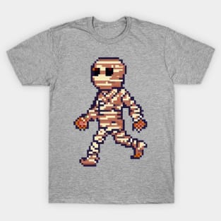 Mummy is walking, Pixel art T-Shirt